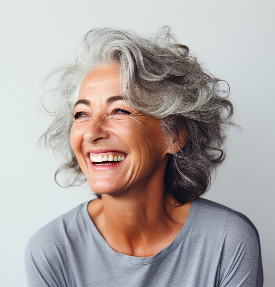 one loss patient smiling